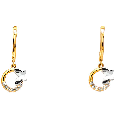 14K  Gold Earring 1.6grams