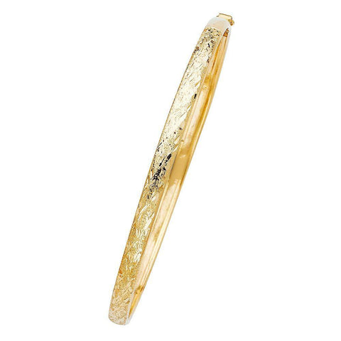 14K Yellow Gold 5mm Flexible Bangle