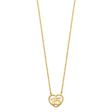 Load image into Gallery viewer, 14K Yellow Sweet 15 Necklace