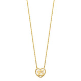 14K Yellow Sweet 15 Necklace