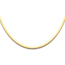 Load image into Gallery viewer, 14K Yellow Reversible Omega Necklace