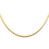 14K Yellow Reversible Omega Necklace