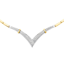 Load image into Gallery viewer, 14K Yellow Fancy CZ Necklace Or Set
