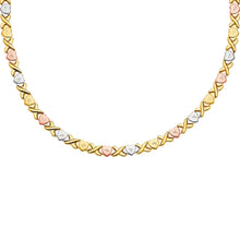 Load image into Gallery viewer, 14K Tricolor Stampato Necklace