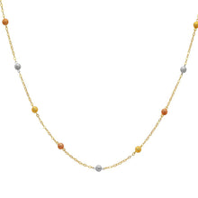 Load image into Gallery viewer, 14K Tricolor Necklace