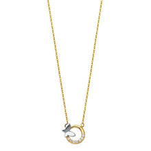 Load image into Gallery viewer, 14K Yellow CZ Necklace