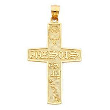 Load image into Gallery viewer, 14K Yellow Gold 29mm Religious Cross Pendant