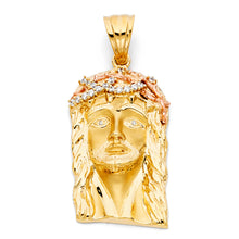 Load image into Gallery viewer, 14K Yellow Gold Jesus Pendant