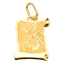 Load image into Gallery viewer, 14K Yellow Gold 12mm Religious Baptism Pendant