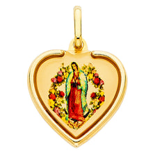 Load image into Gallery viewer, 14K Yellow Gold 19mm Religious Devine Infant Religious Jesus Pendant