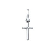 Load image into Gallery viewer, 14K White Gold Cross Religious Pendant
