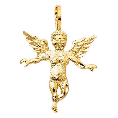 14K Yellow ANGEL PENDANT