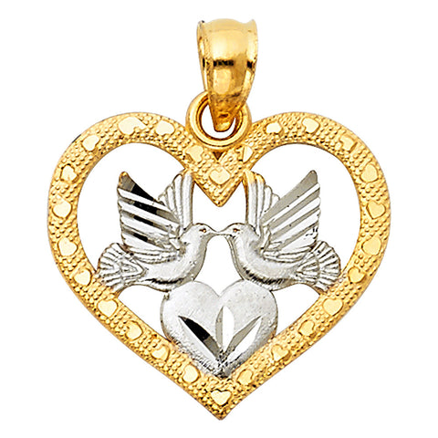 14K Twotone RELIGIOUS PENDANT