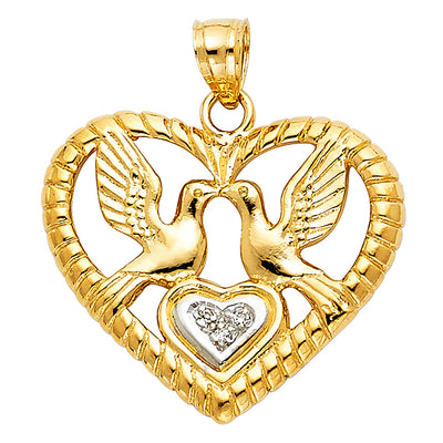 14K Twotone RELIGIOUS PENDANT