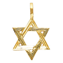 Load image into Gallery viewer, 14K Yellow STAR OF DAVID PENDANT