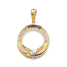 Load image into Gallery viewer, 14K Yellow CZ EAGLE CZ Frame 29.2grams