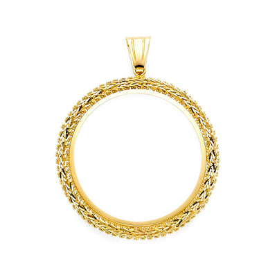 14K Yellow BOLA Frame 7.5grams