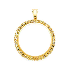 14K Yellow BOLA Frame 7.5grams