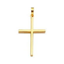 Load image into Gallery viewer, 14K Yellow Gold 19mm Cross Pendant