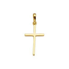 Load image into Gallery viewer, 14K Yellow Gold 12mm Cross Pendant