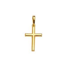 Load image into Gallery viewer, 14K Yellow Gold 11mm Cross Pendant