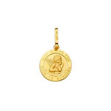 Load image into Gallery viewer, 14k Yellow Gold 12mm Baby Jesus Pendant