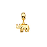 14K Yellow Elephant Charm for Mix and Match Bracelet