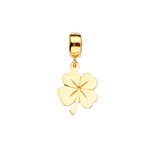 Load image into Gallery viewer, 14K Yellow Clover Charm for Mix and Match Bracelet