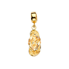 Load image into Gallery viewer, 14K Yellow Sandal Charm for Mix and Match Bracelet