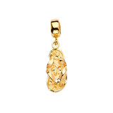 14K Yellow Sandal Charm for Mix and Match Bracelet