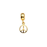 14K Yellow Piece Charm for Mix and Match Bracelet