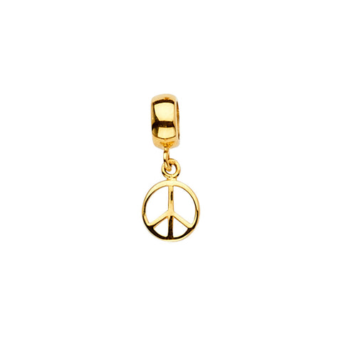 14K Yellow Piece Charm for Mix and Match Bracelet