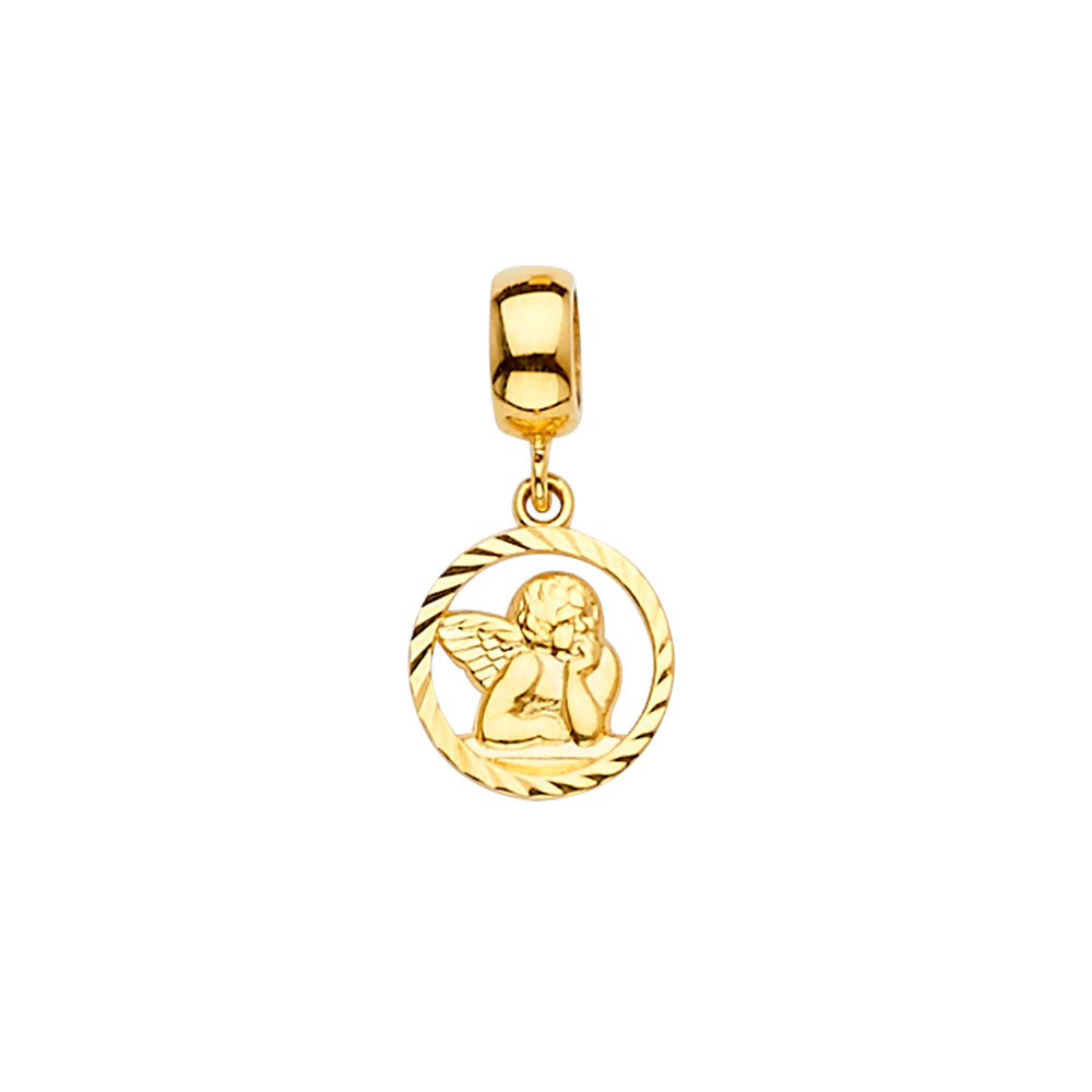 14K Yellow Angel Charm for Mix and Match Bracelet