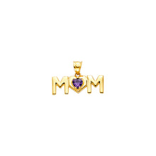 Load image into Gallery viewer, 14K Yellow Gold MOM Pendant