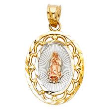 Load image into Gallery viewer, 14K Tricolor RELIGIOUS PENDANT