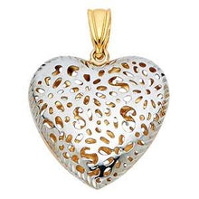 Load image into Gallery viewer, 14k Two Tone Gold 21mm Flower Assorted Pendant