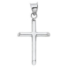 Load image into Gallery viewer, 14K Yellow Gold 17mm Cross Religious Pendant