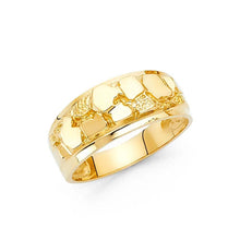 Load image into Gallery viewer, 14K Yellow Gold 9mm Nugget Ring - silverdepot