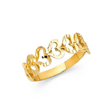 Load image into Gallery viewer, 14K Yellow Gold 6mm Assorted Fancy Ring - silverdepot