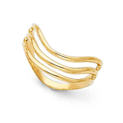 14K Yellow Gold 6mm Semanario Ring