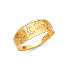 Load image into Gallery viewer, 14K Yellow Gold 7mm Lucky Ring - silverdepot