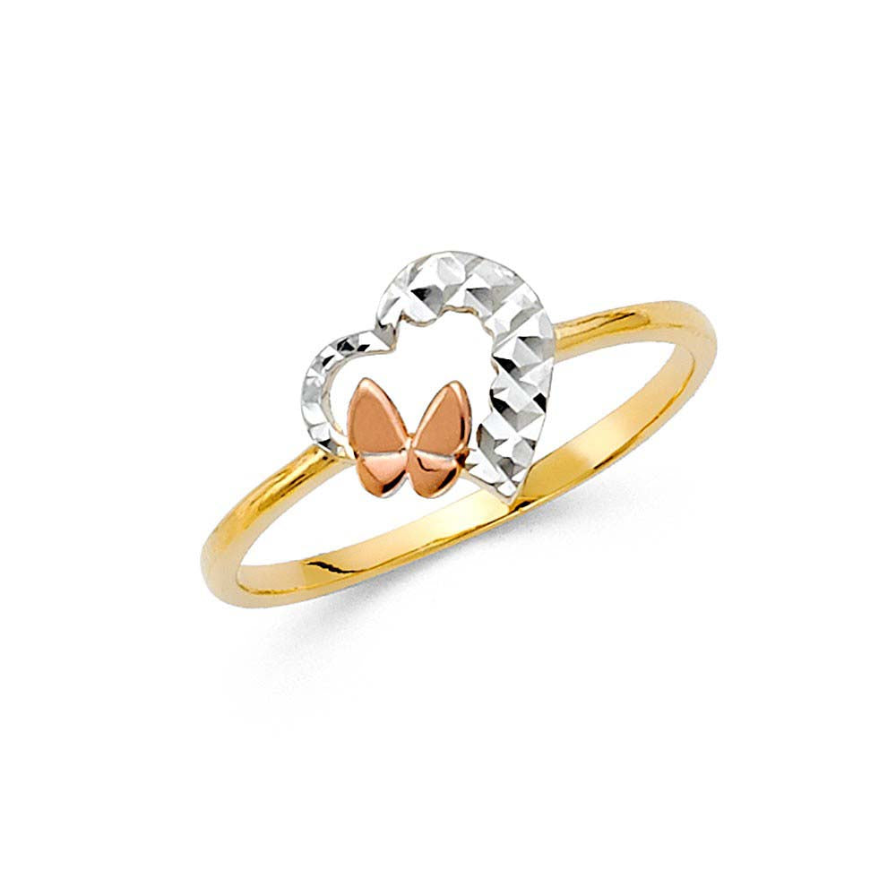 14K Two Tone Fancy Ring