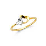 14K Two Tone Fancy Ring