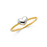 14K Two Tone Fancy Ring