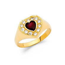 Load image into Gallery viewer, 14K Yellow CZ FANCY Ring 4.1grams