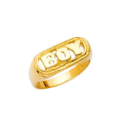 14K Yellow BABIES Ring 1.3grams