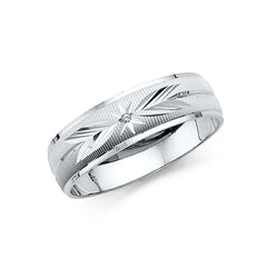 14k Yellow Gold 8mm 7 Days Band