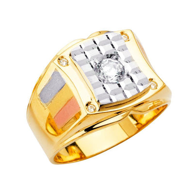 14K Yellow Gold Men's Rings - silverdepot