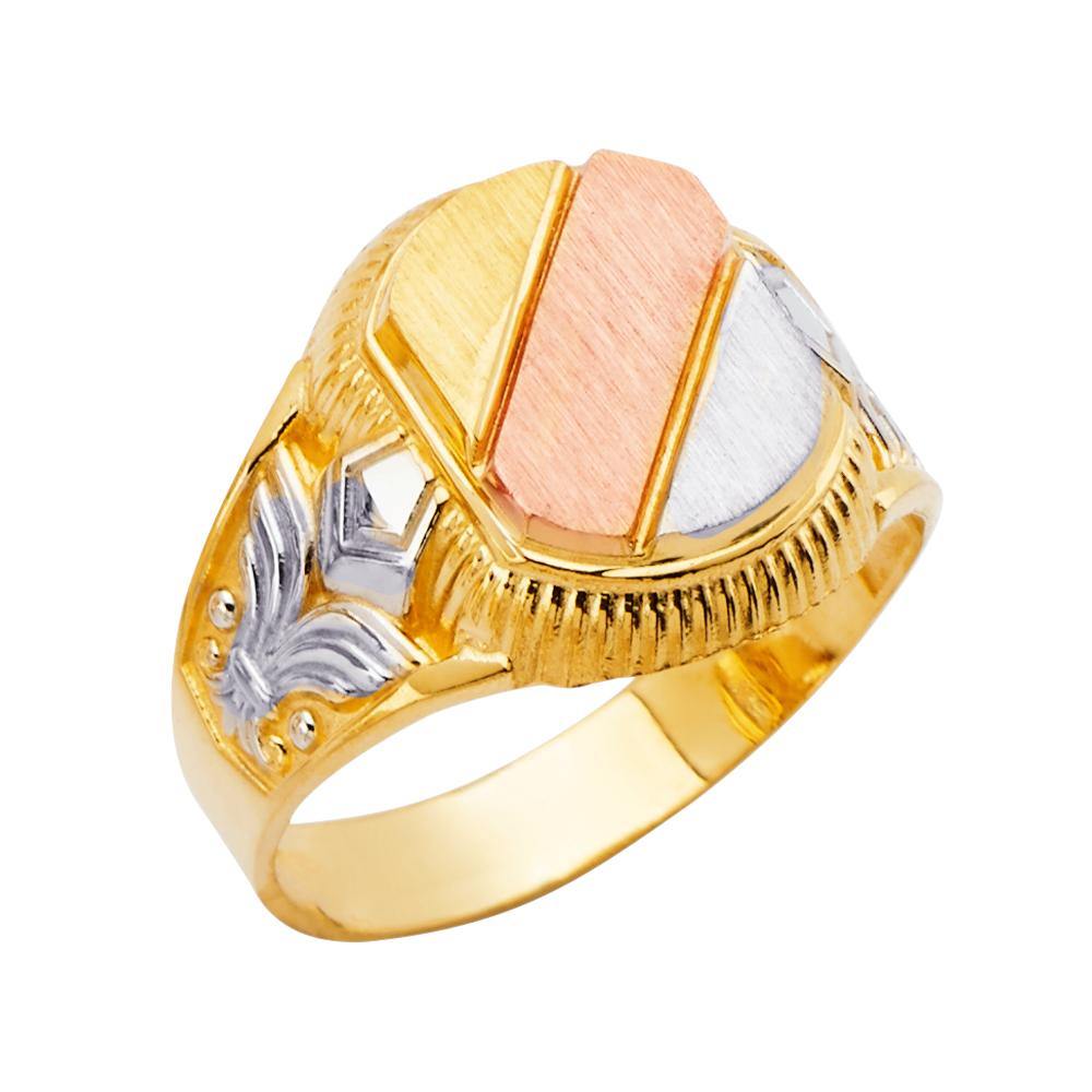 14K Yellow Gold Men's Rings