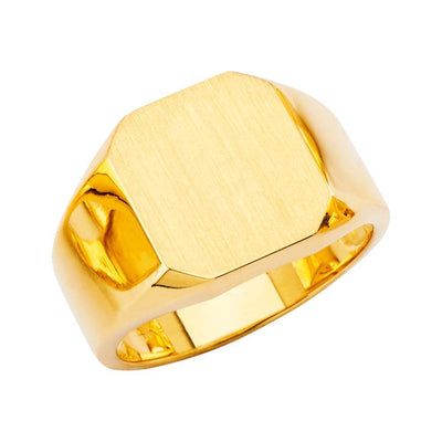 14K Yellow Gold Men's Rings - silverdepot